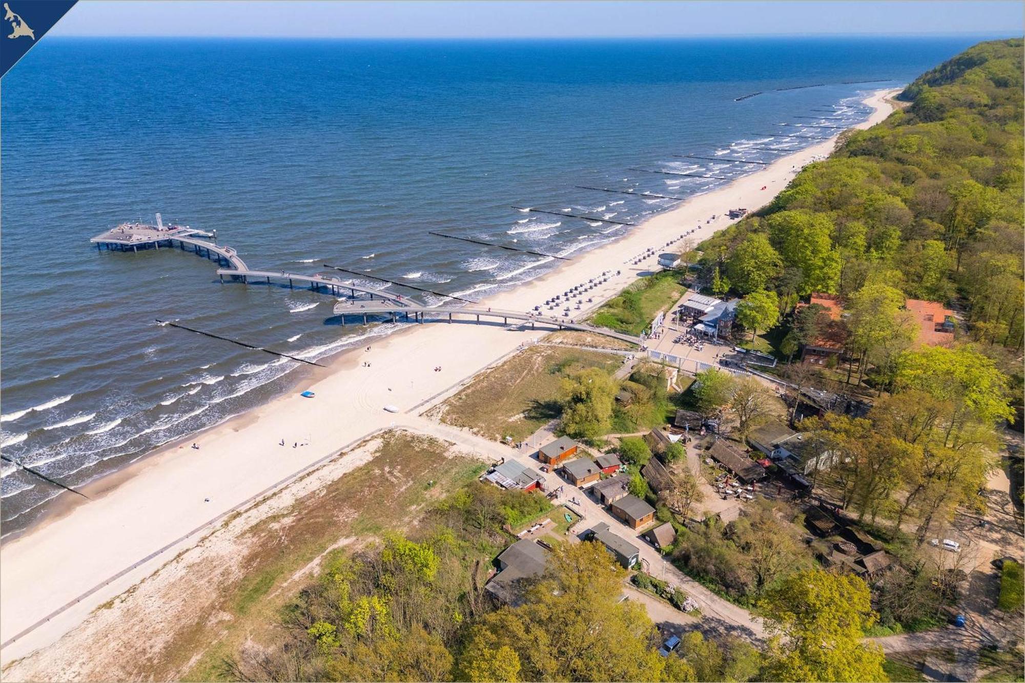 Ferienanlage Seeblick Oberdeck Koserow Exterior foto